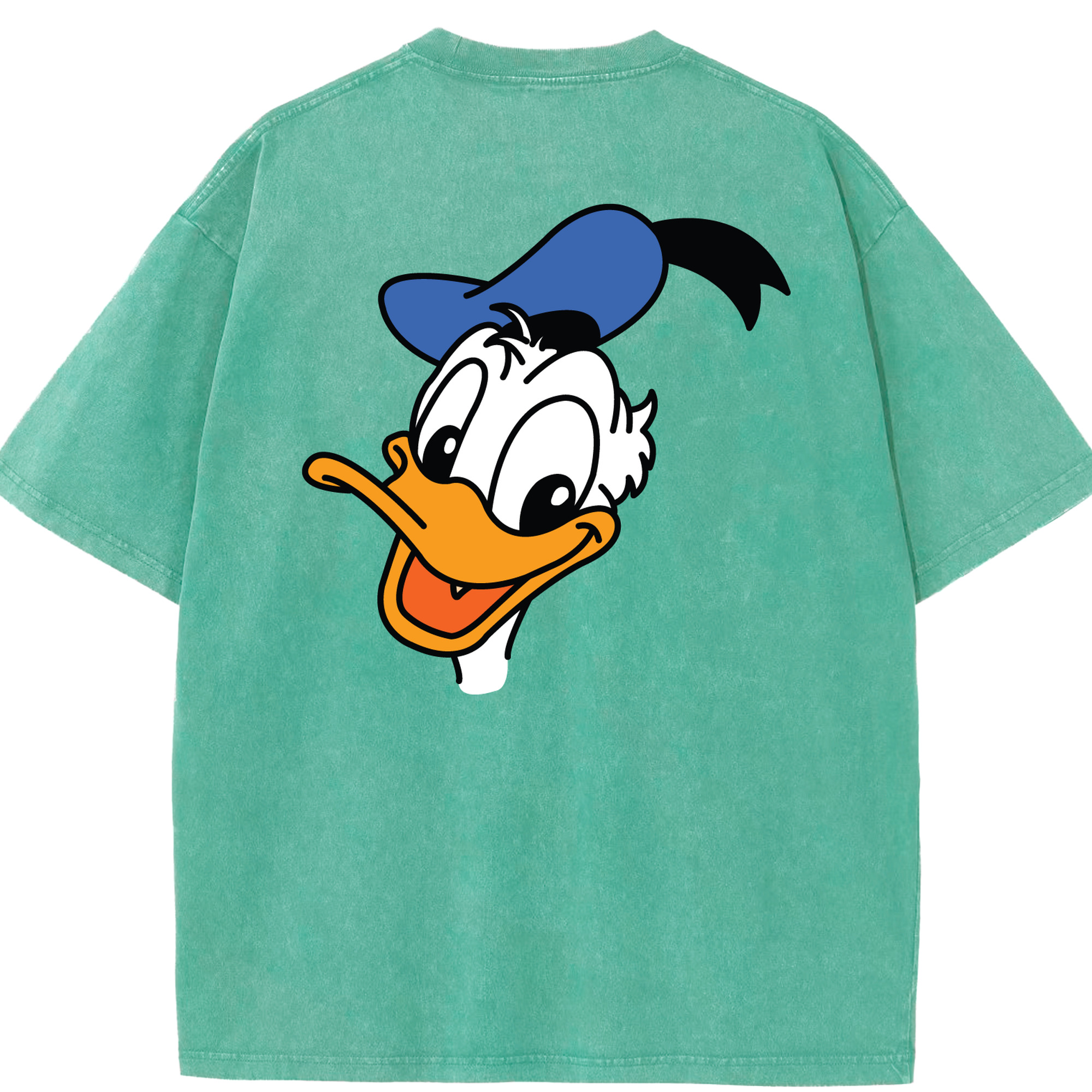 （画像用） ミッキーマウス Mickey Mouse 綿100% ヴィンテージ風 半袖Tシャツ（背面プリント）